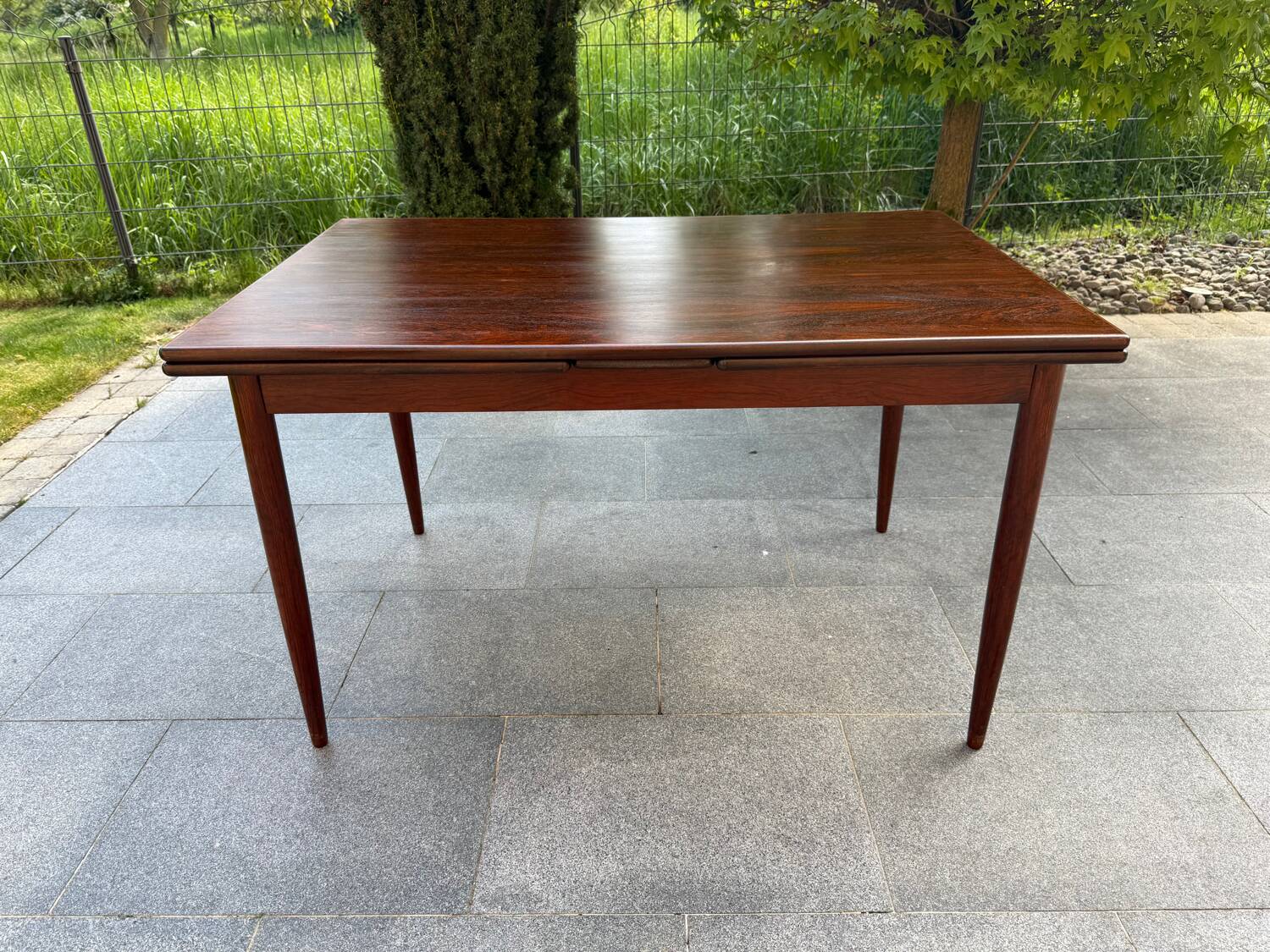 Scandinavian dining table rosewood 1960s