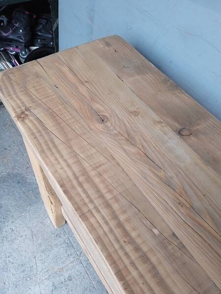Workbench 90cm old solid wood