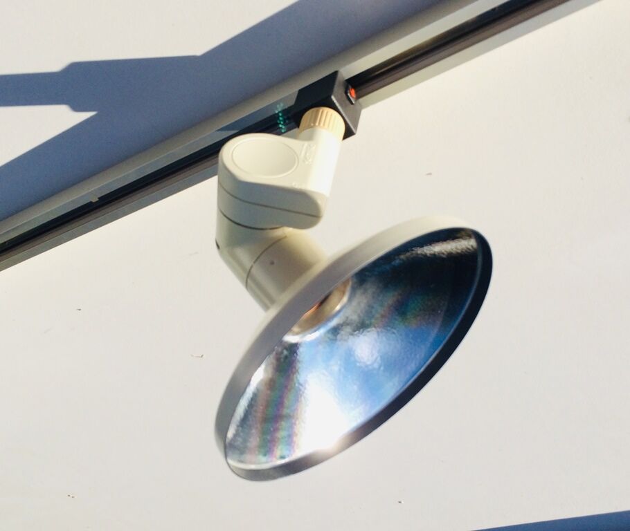 8 spots and 3 rails philips vintage 80s