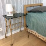 small glass-service table