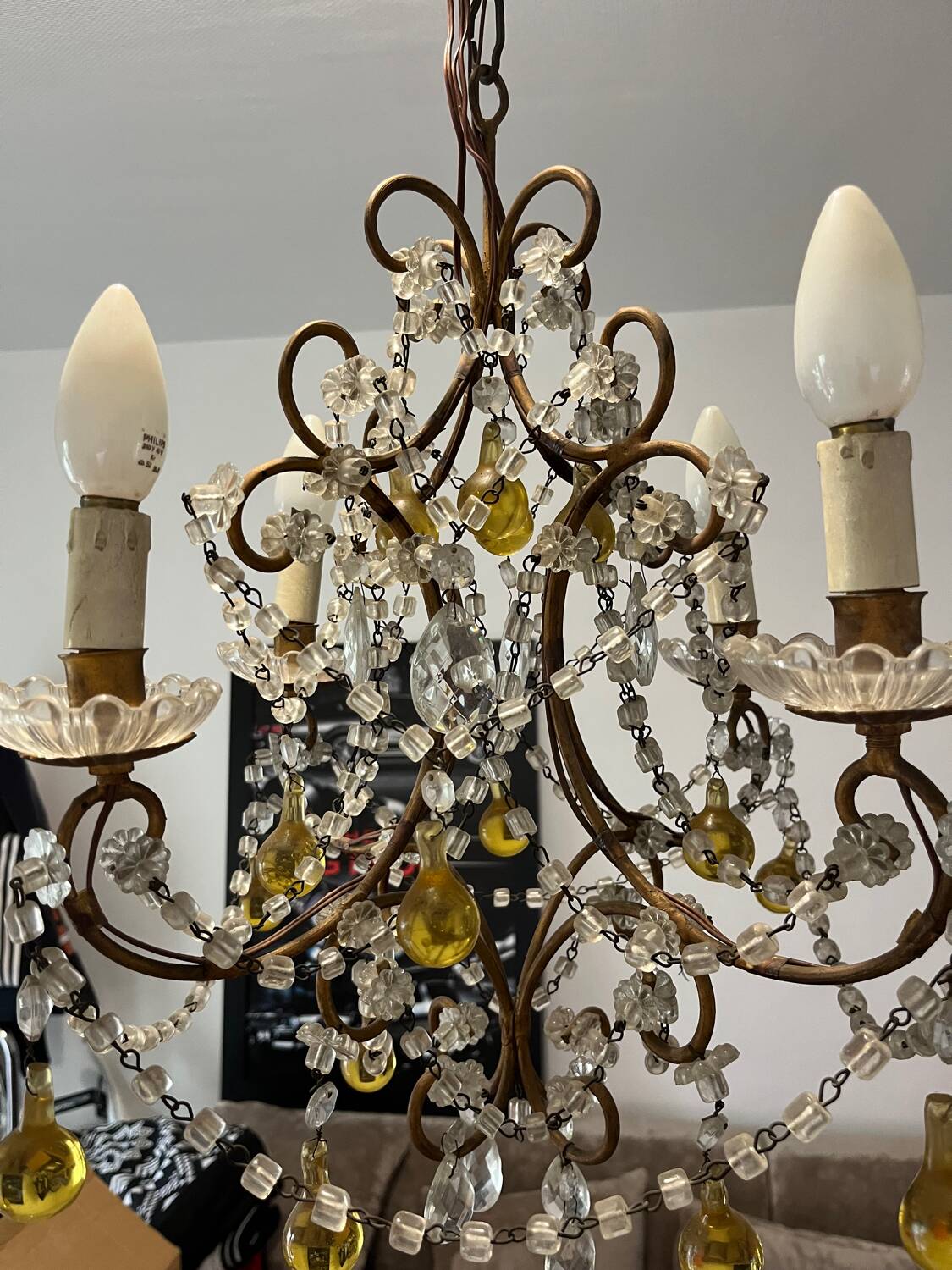 Hanging chandelier Italy