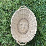 wicker laundry clothing pan
