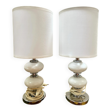 Pair of 70's lamps