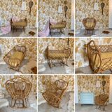 Rattan cradle