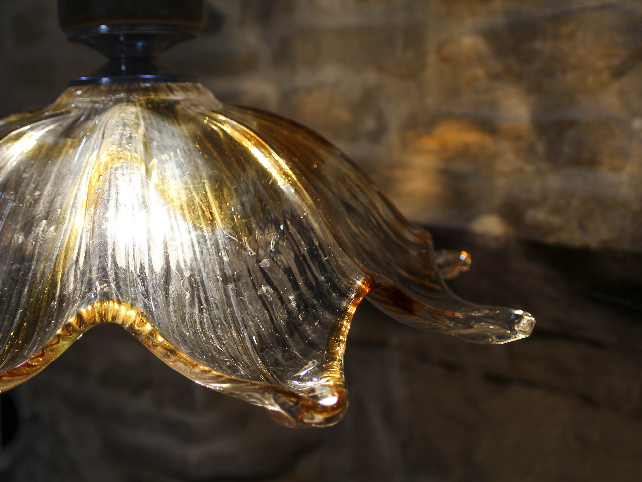 Murano glass pendant lamp 70s