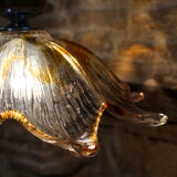 Suspension en verre Murano années 70