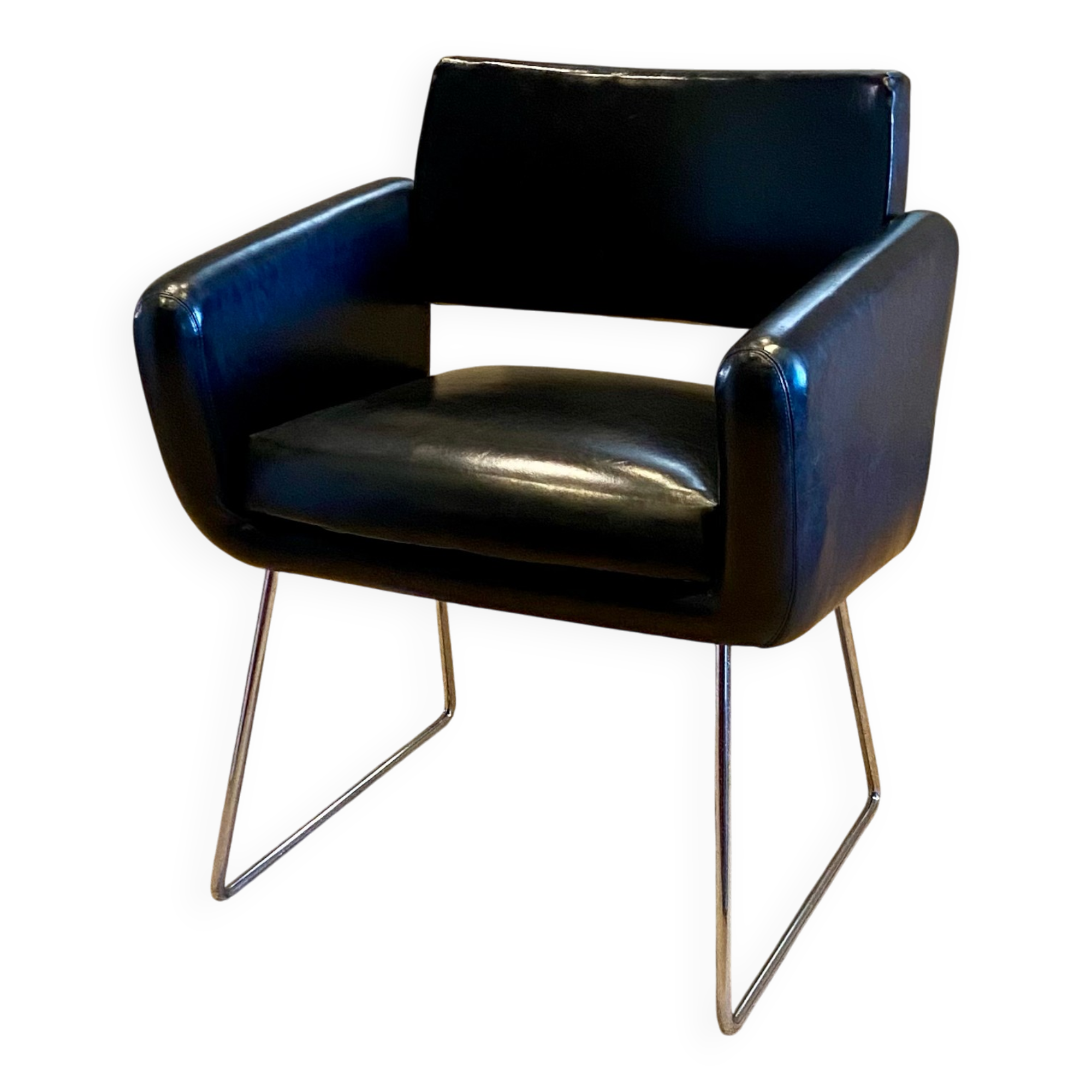 Armchair attributed to Joseph-André Motte for Steiner, 1960s.