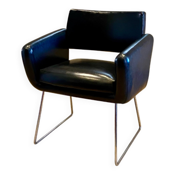 Fauteuil attribué à Joseph-André Motte pour Steiner, années 1960