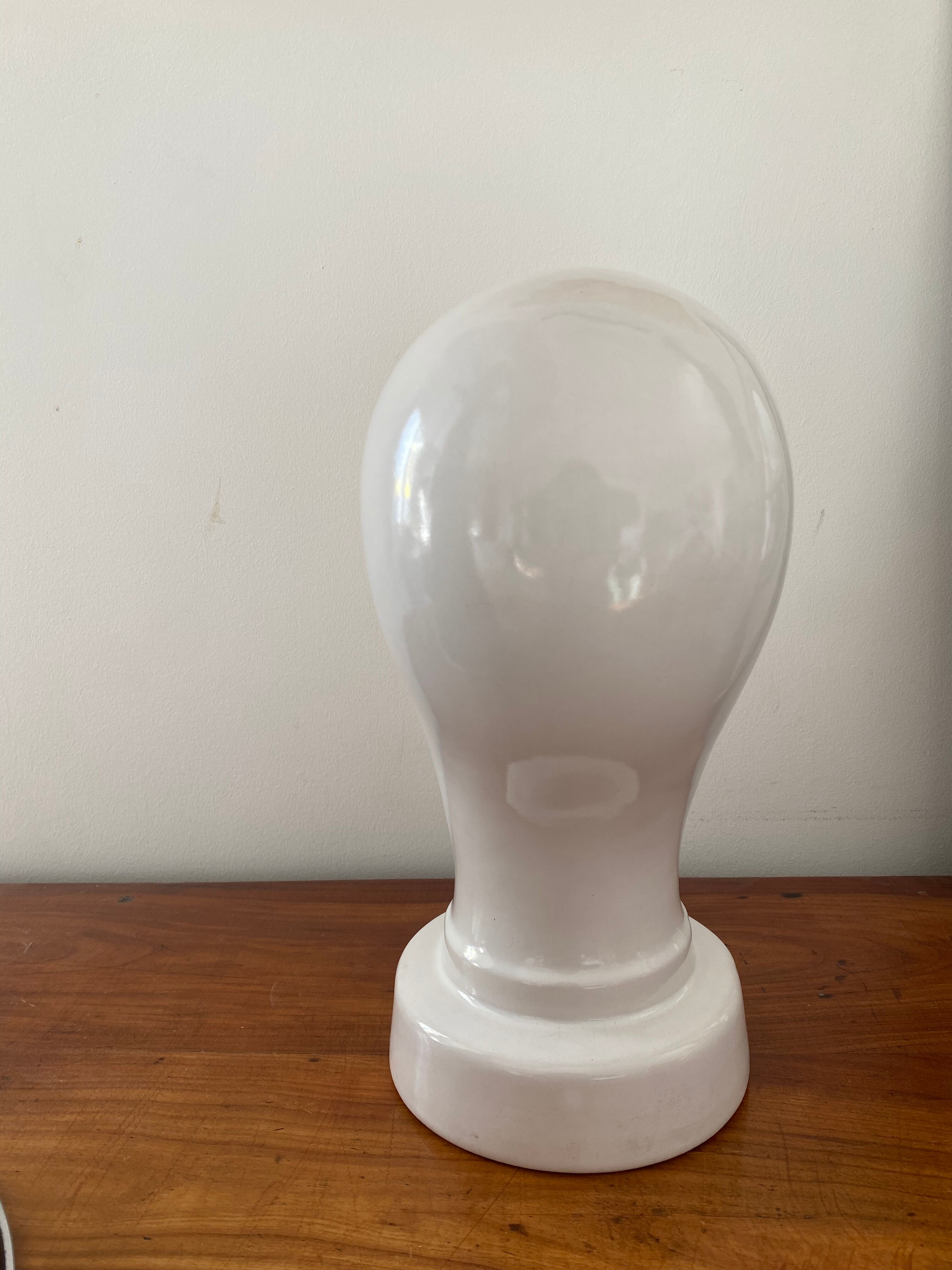 Ceramic marotte hat head West Germany