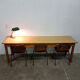 Large industrial writing desk with drawers, 1960s