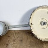Grey Industrial Factory Wall Light from Elektrosvit, 1970s