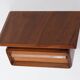 Pair of 1950s Italian Wall-Mounted Wooden Nightstands with Single Drawer