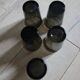 5 bubble glass water glasses