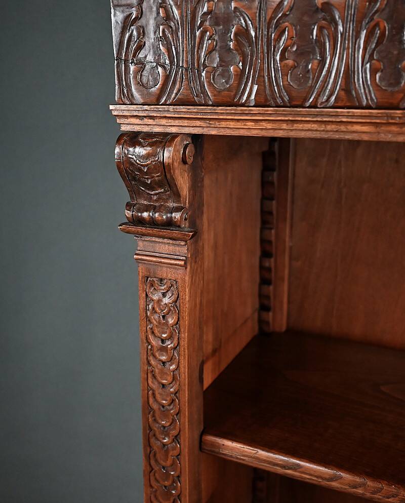 Small Walnut Library – Early 20th Century