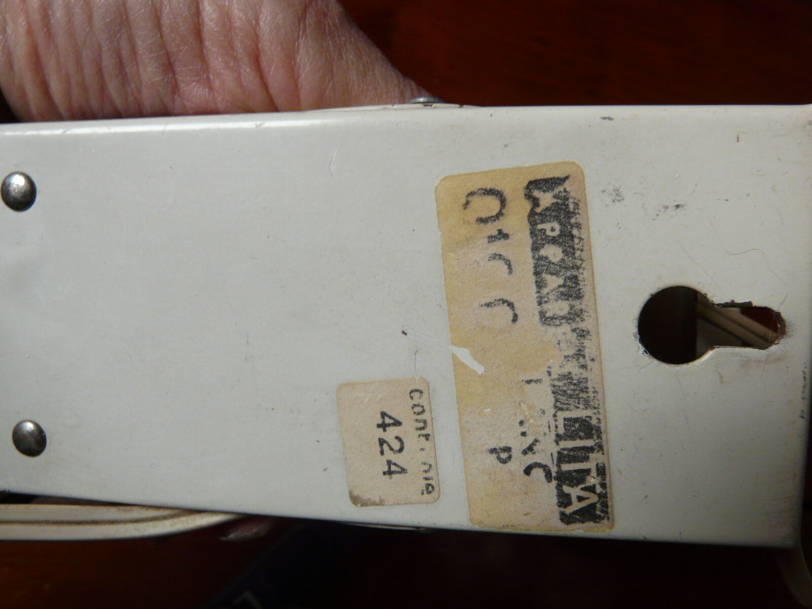 vintage spot lamp Lita clip with its bulb