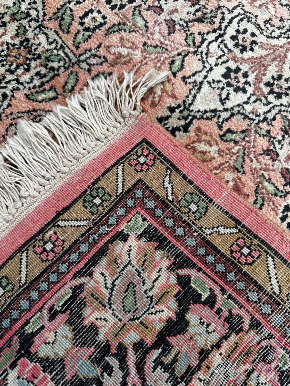 Persian silk rug