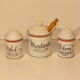 Auteuil porcelain condiment service - Bistrot line by Lobjoy