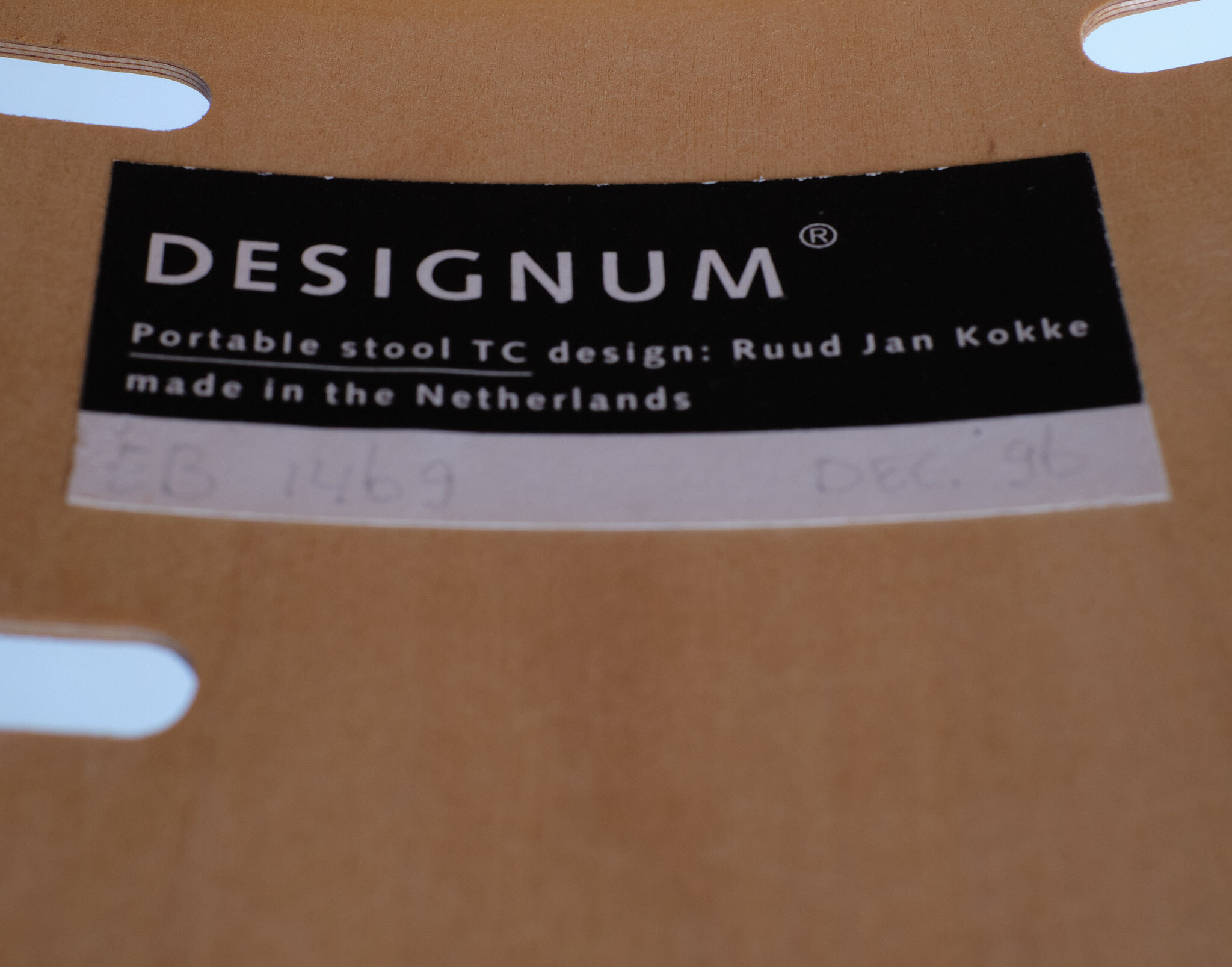 Ruud-jan-kokke stool 1990 Netherlands