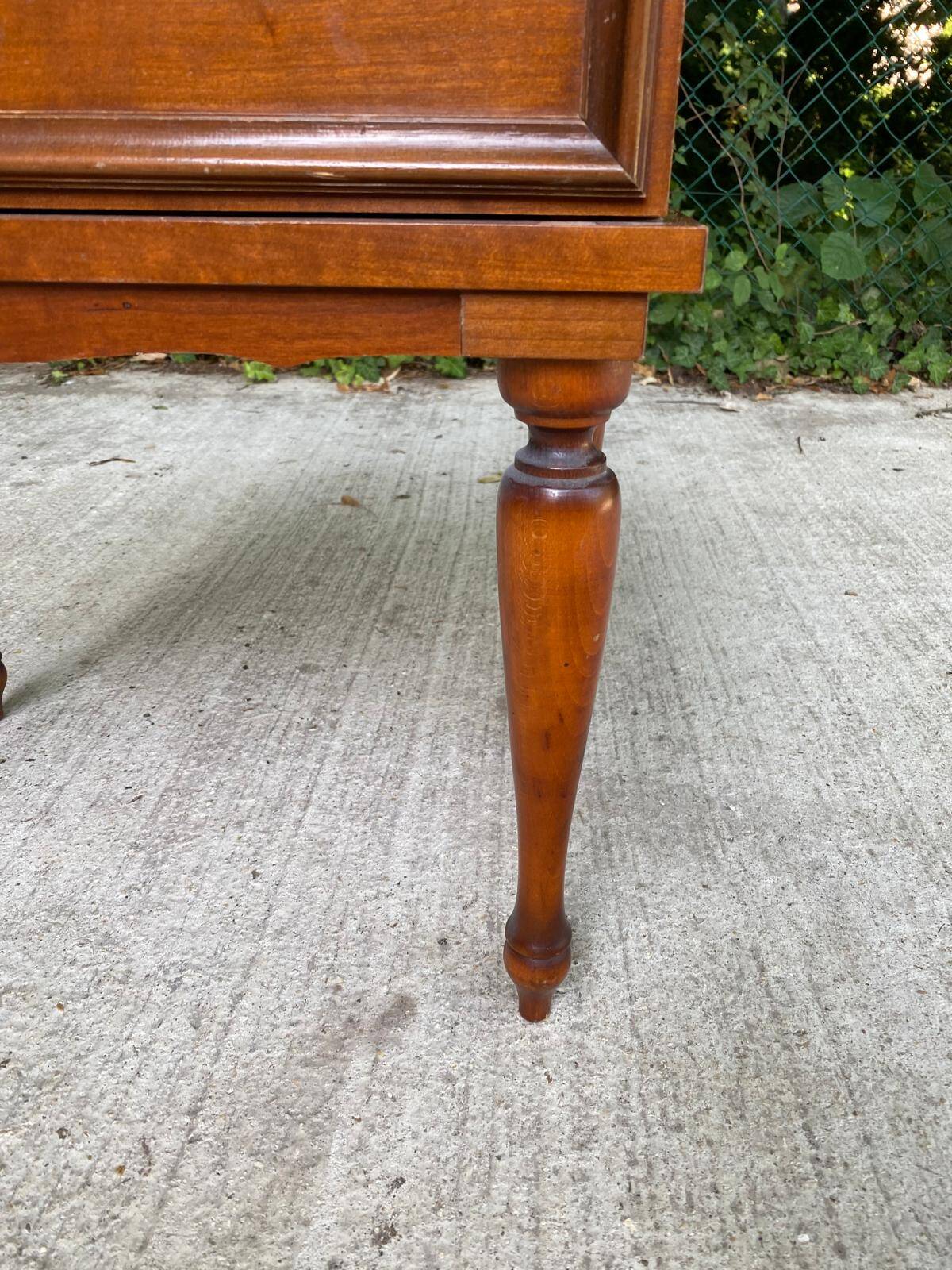 Louis XVI wooden bedside table