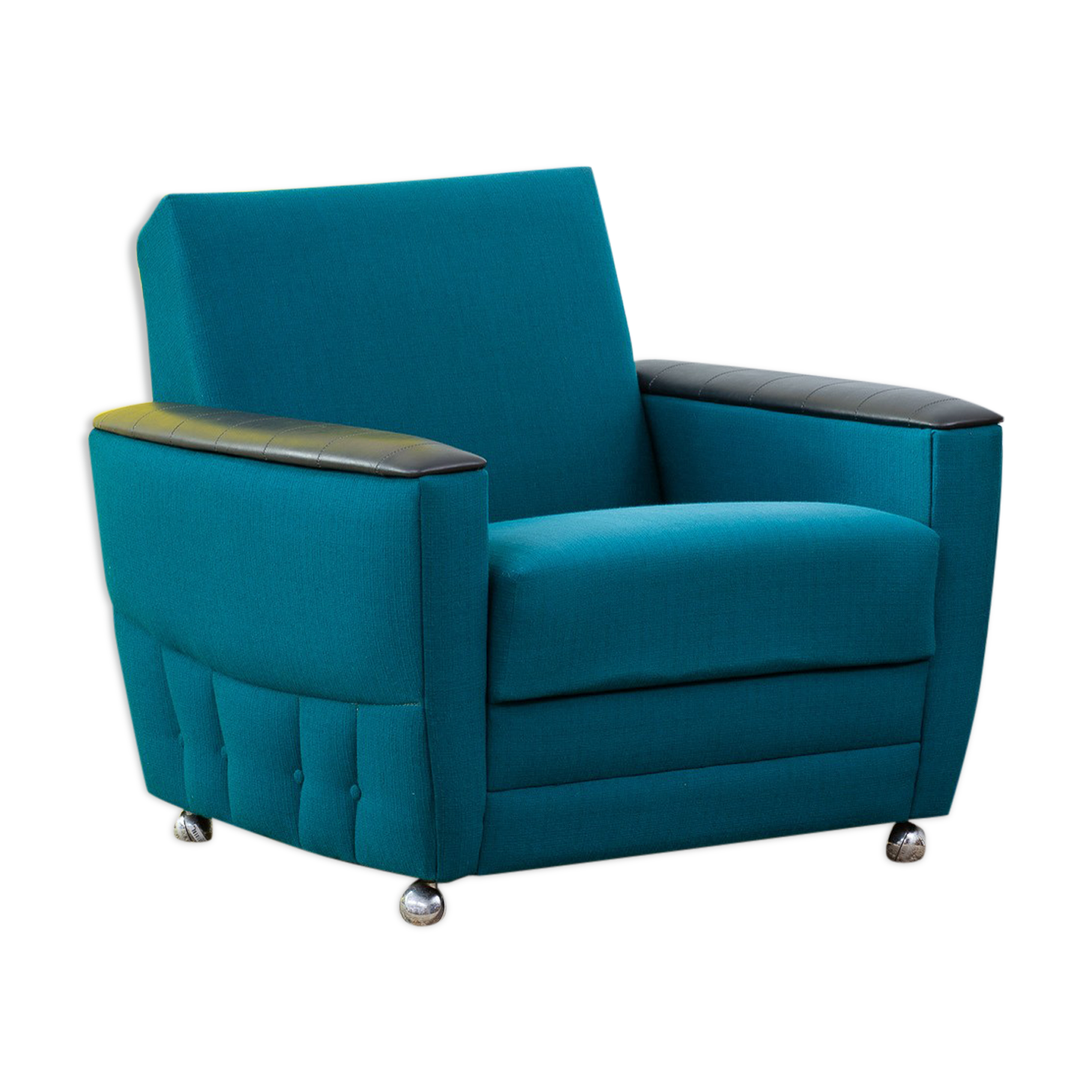 Vintage Scandinavian Armchair – 82 cm