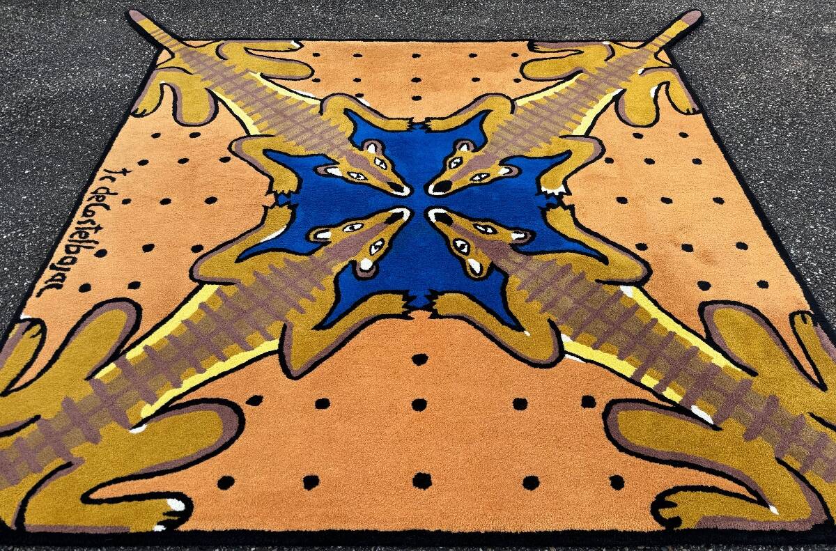 Desert Bar Rug by JC de Castelbajac 200x200 cm