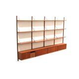 Large vintage wall system designed by Poul Cadovius for Cado Denmark.