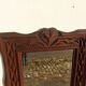 large tramp art mirror 19th century