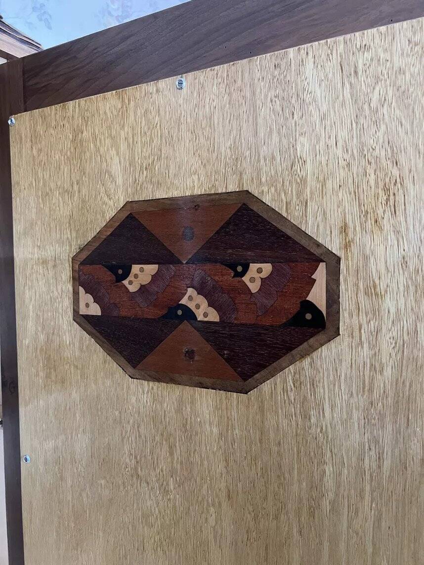 Walnut wardrobe art deco period