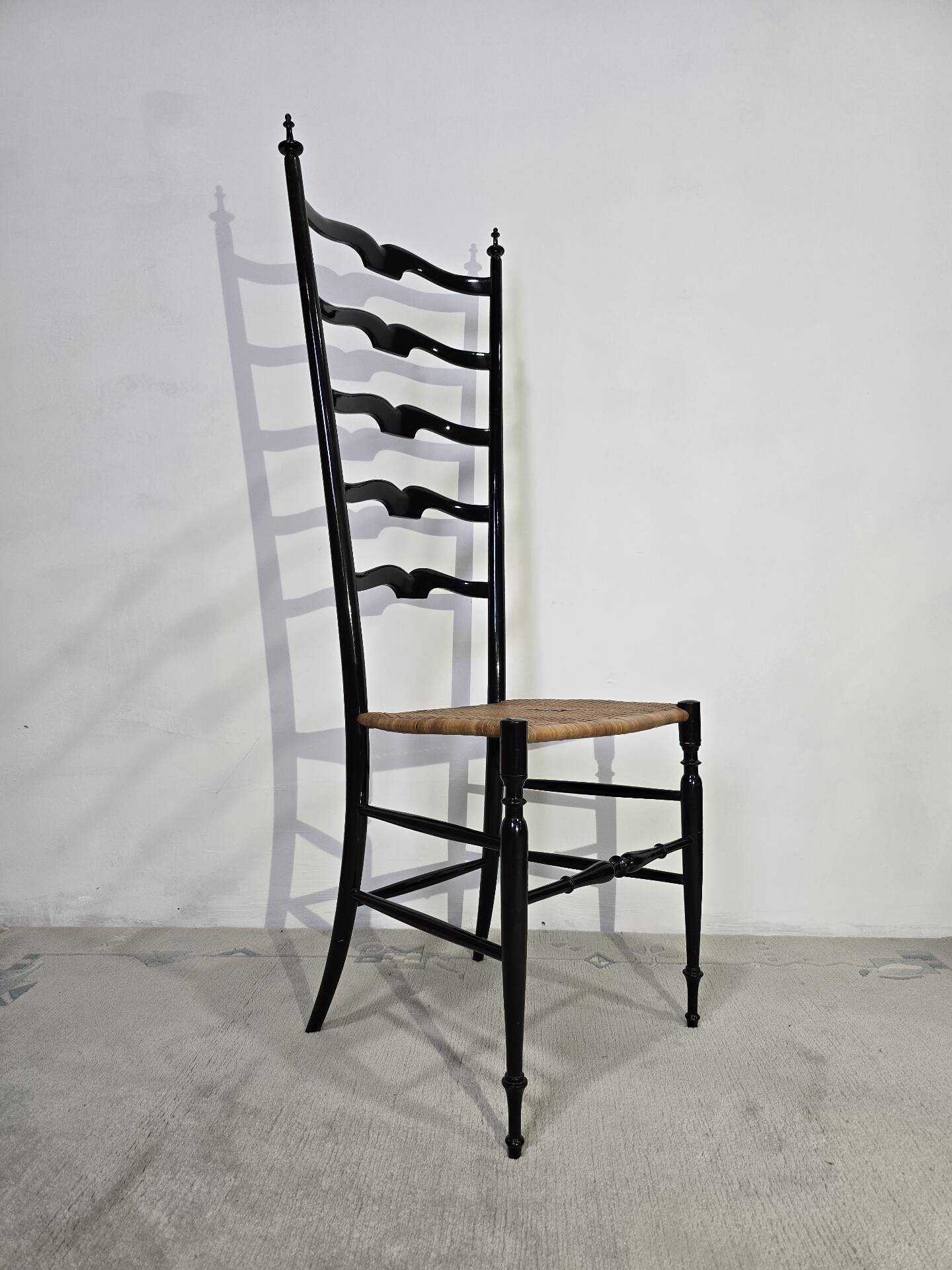 Paolo Buffa Ladder chair for Chiavari, Italy 1950s