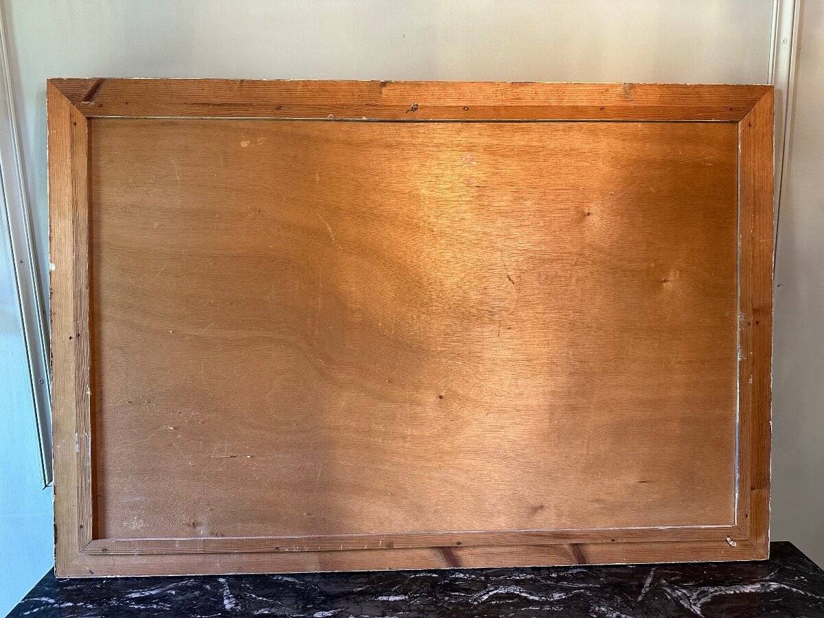 Port In Italy. Oil on panel. 20th century.