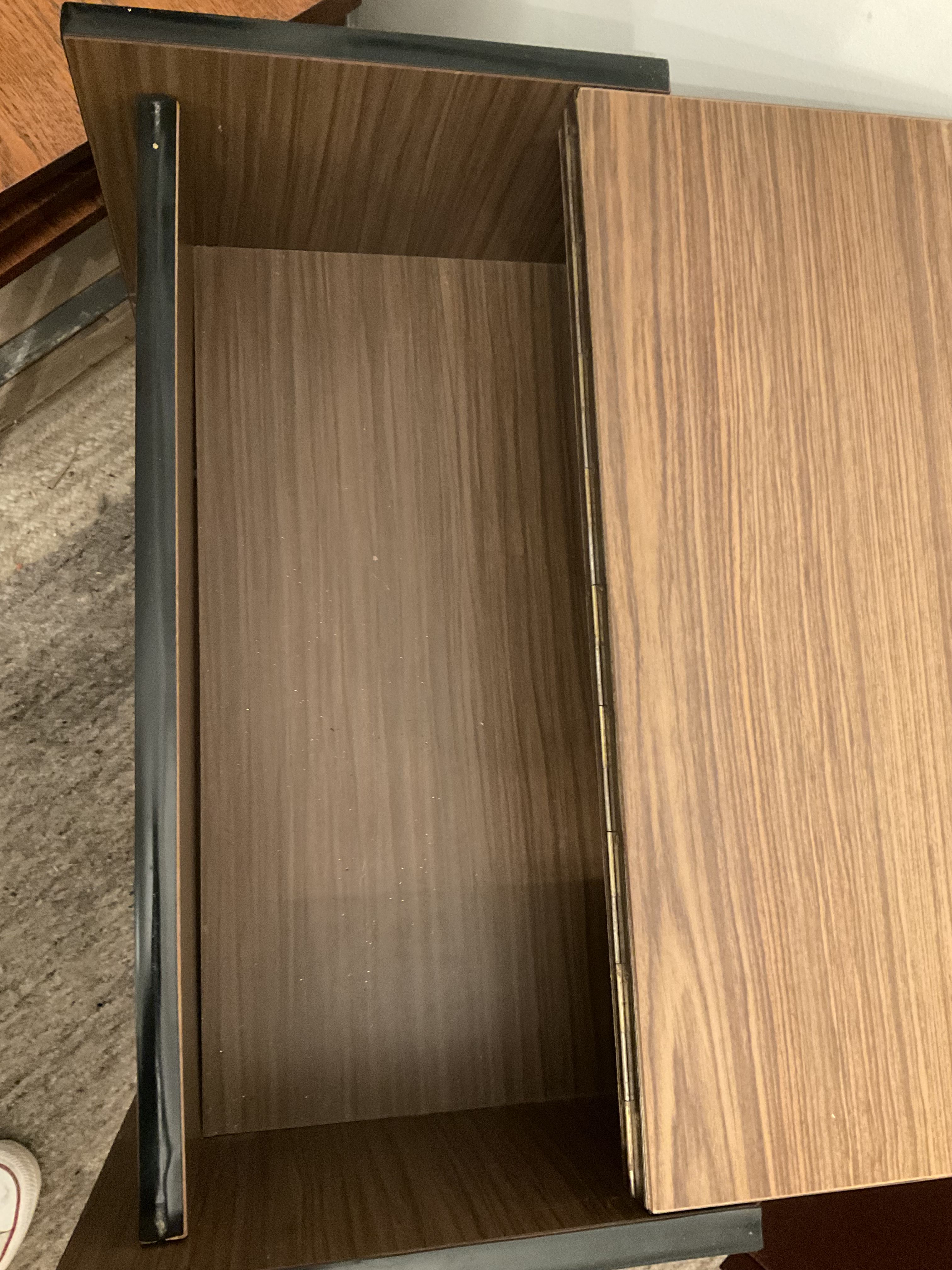 Meuble d’entrée vintage en formica années 70