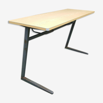 Bureau table d'écolier double