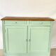 Green Parisian buffet mint