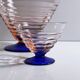 Italian Art Deco Set of Dessert Bowls / Coupes - 1940s