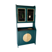 Green and gold china buffet