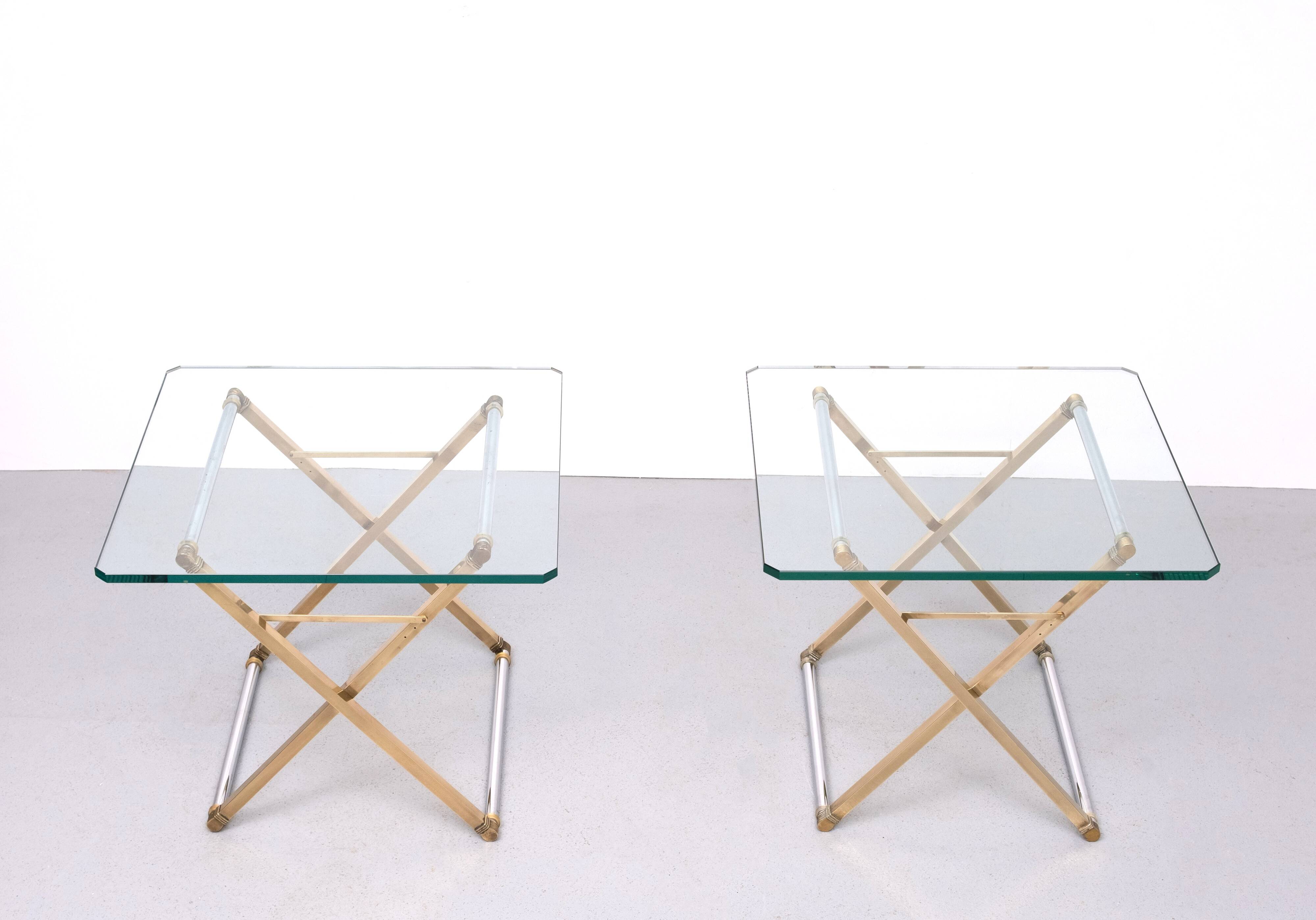 Superb Peter Ghyczy side tables 1970s Holland