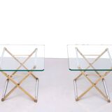 Superb Peter Ghyczy side tables 1970s Holland