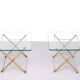 Superb Peter Ghyczy side tables 1970s Holland