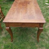 Extendable farmhouse table