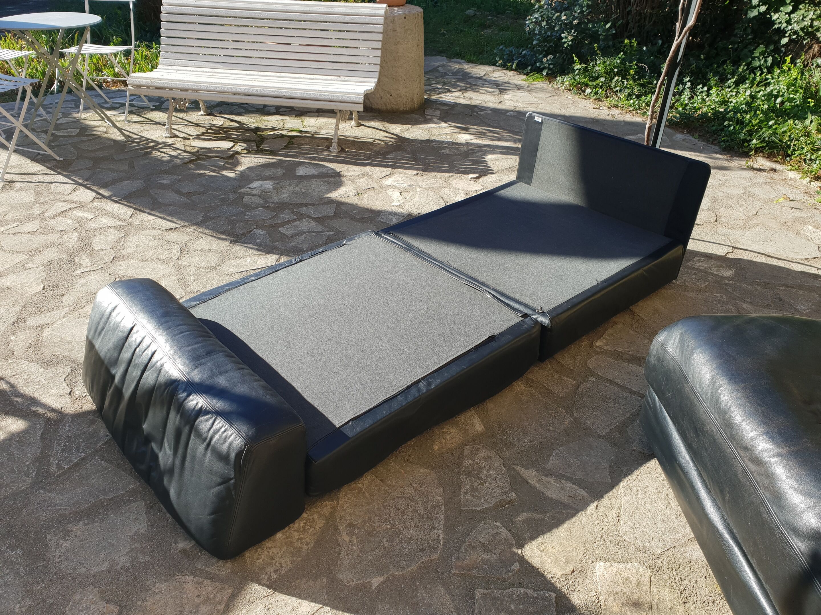 Pair of drivers in black leather