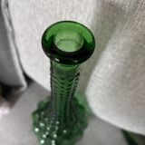 Vintage green glass Italian carafe