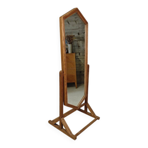 Miroir psyché en chêne