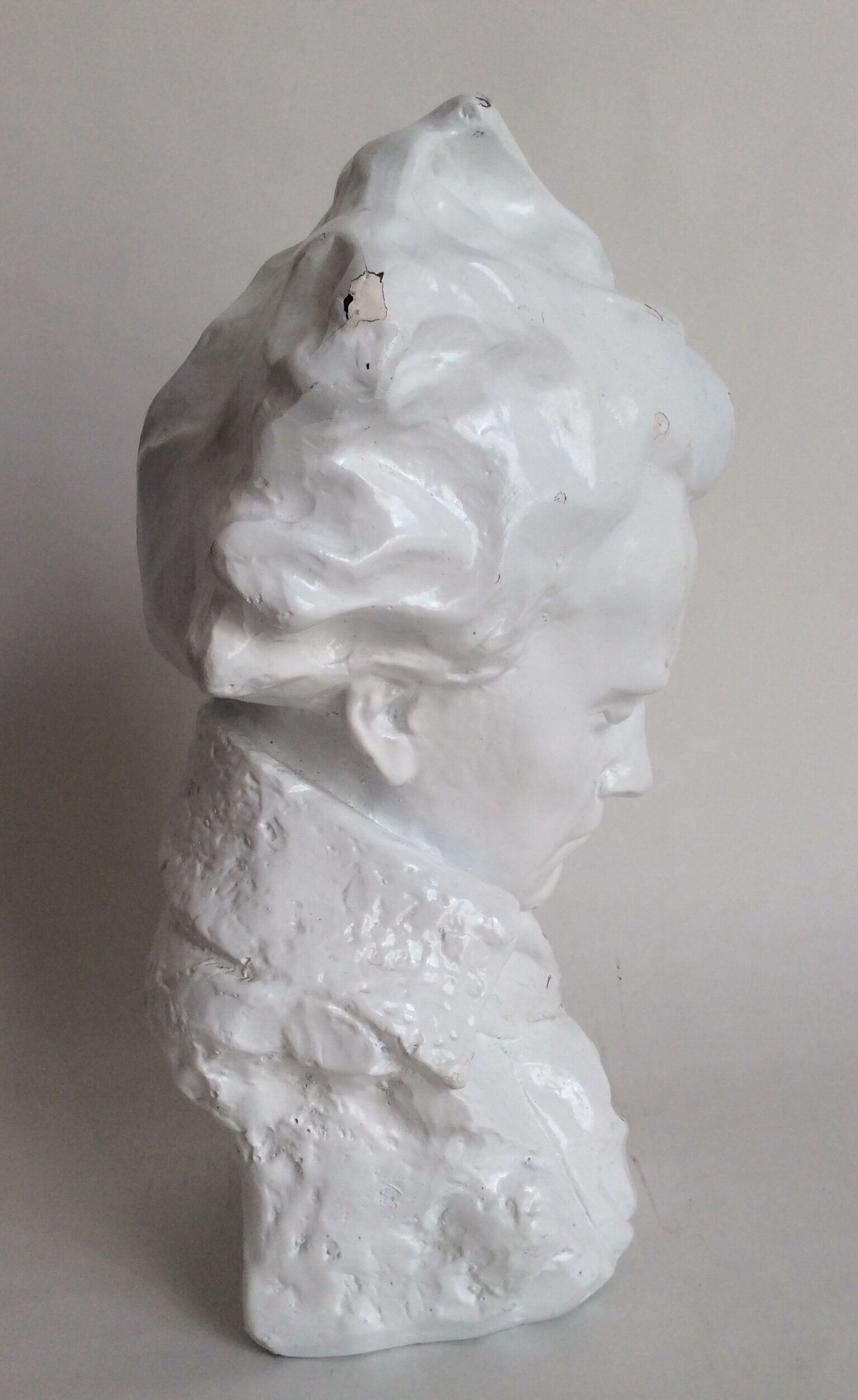 Beethoven bust in plaster