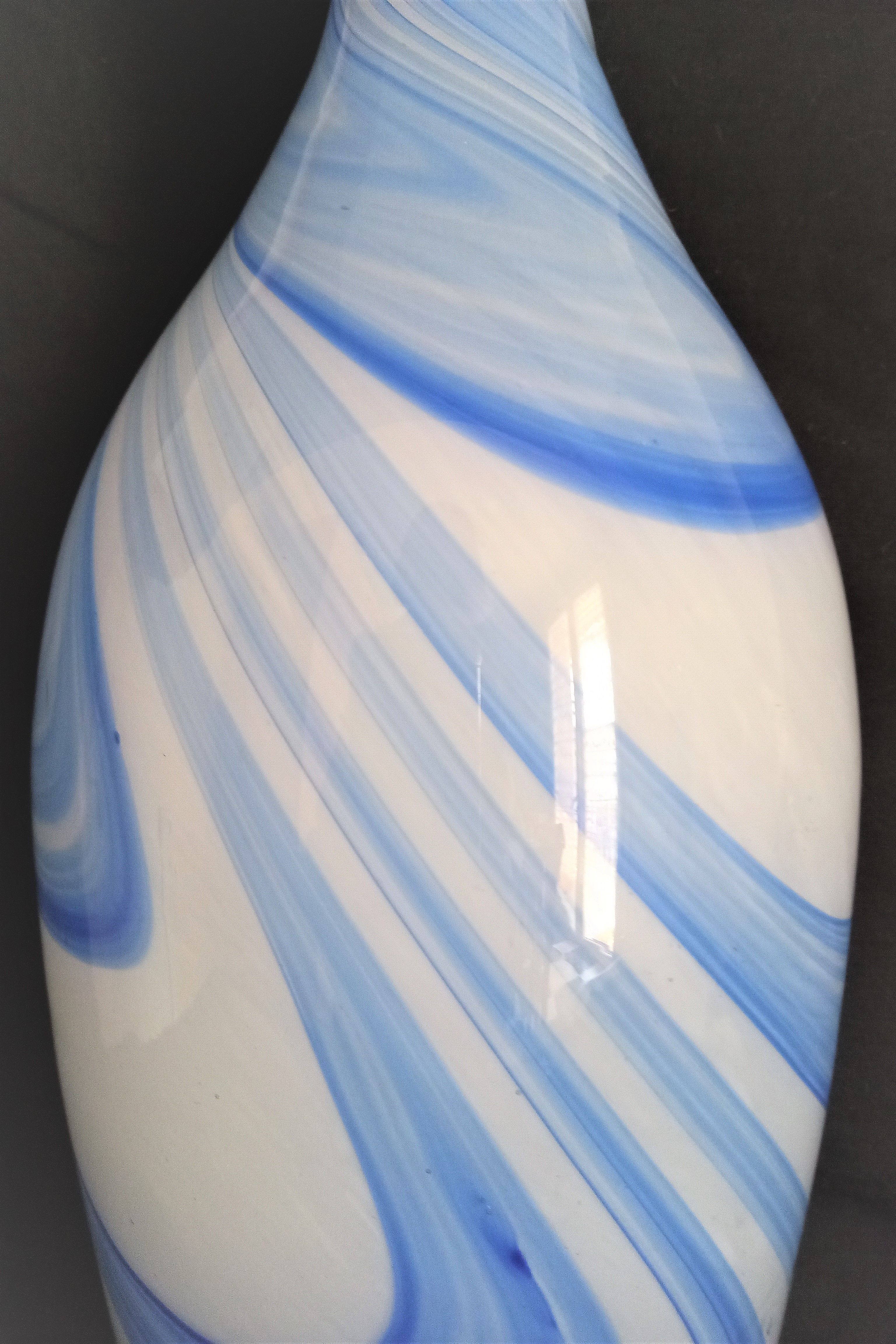 Large Murano glass soliflore vase, H - 38 cm.