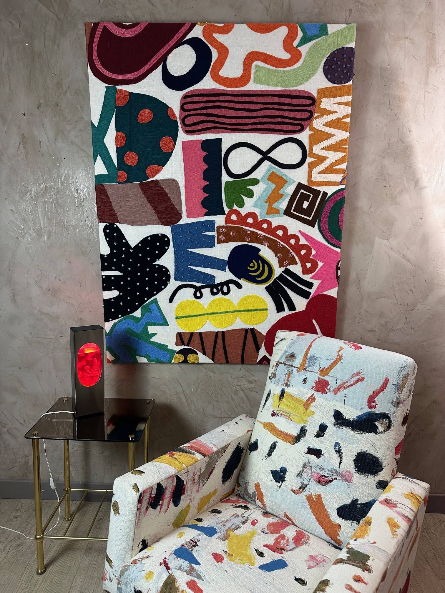 Lampe 1970 psychedelique