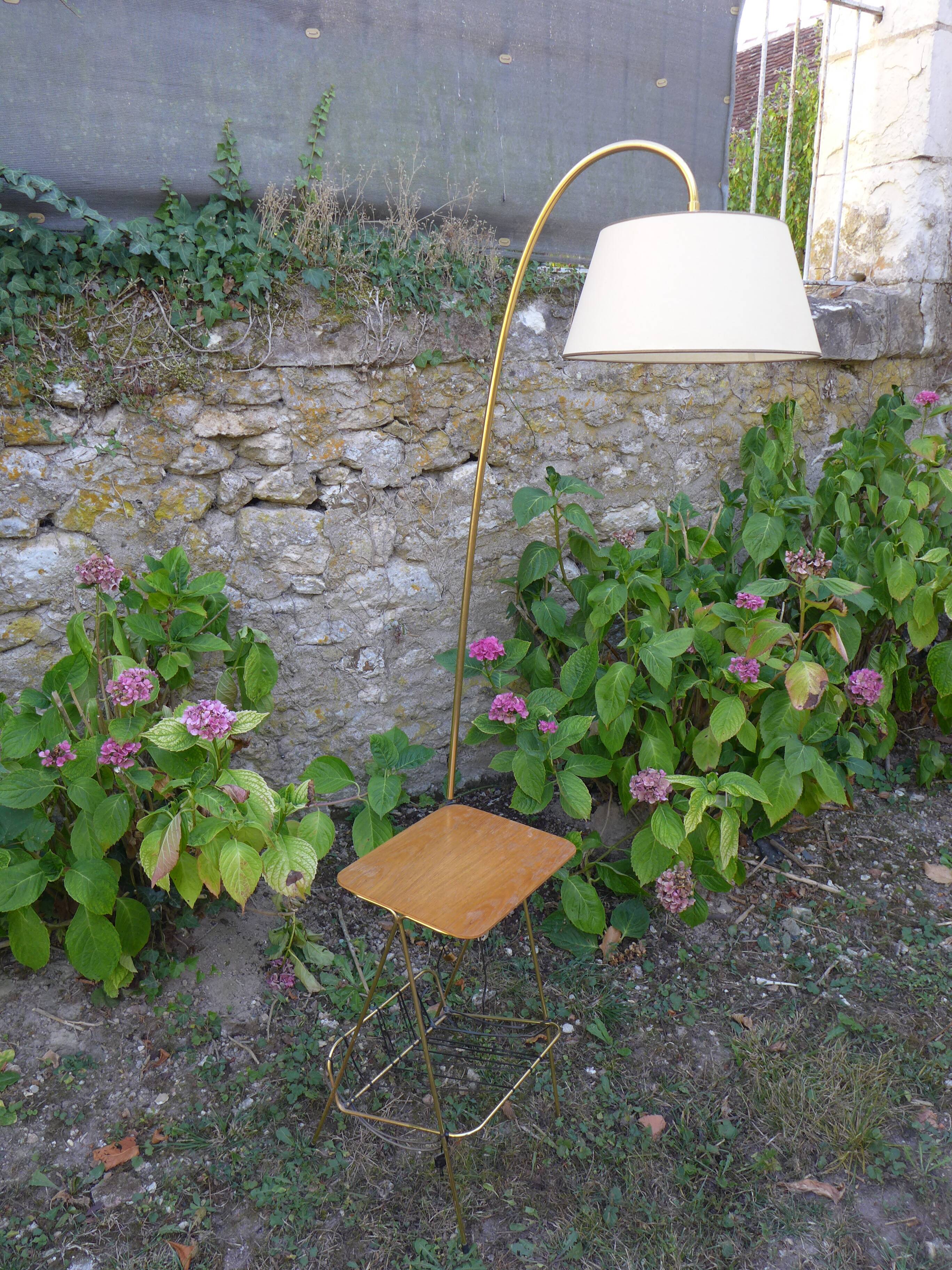Lampadaire liseuse vintage années 60