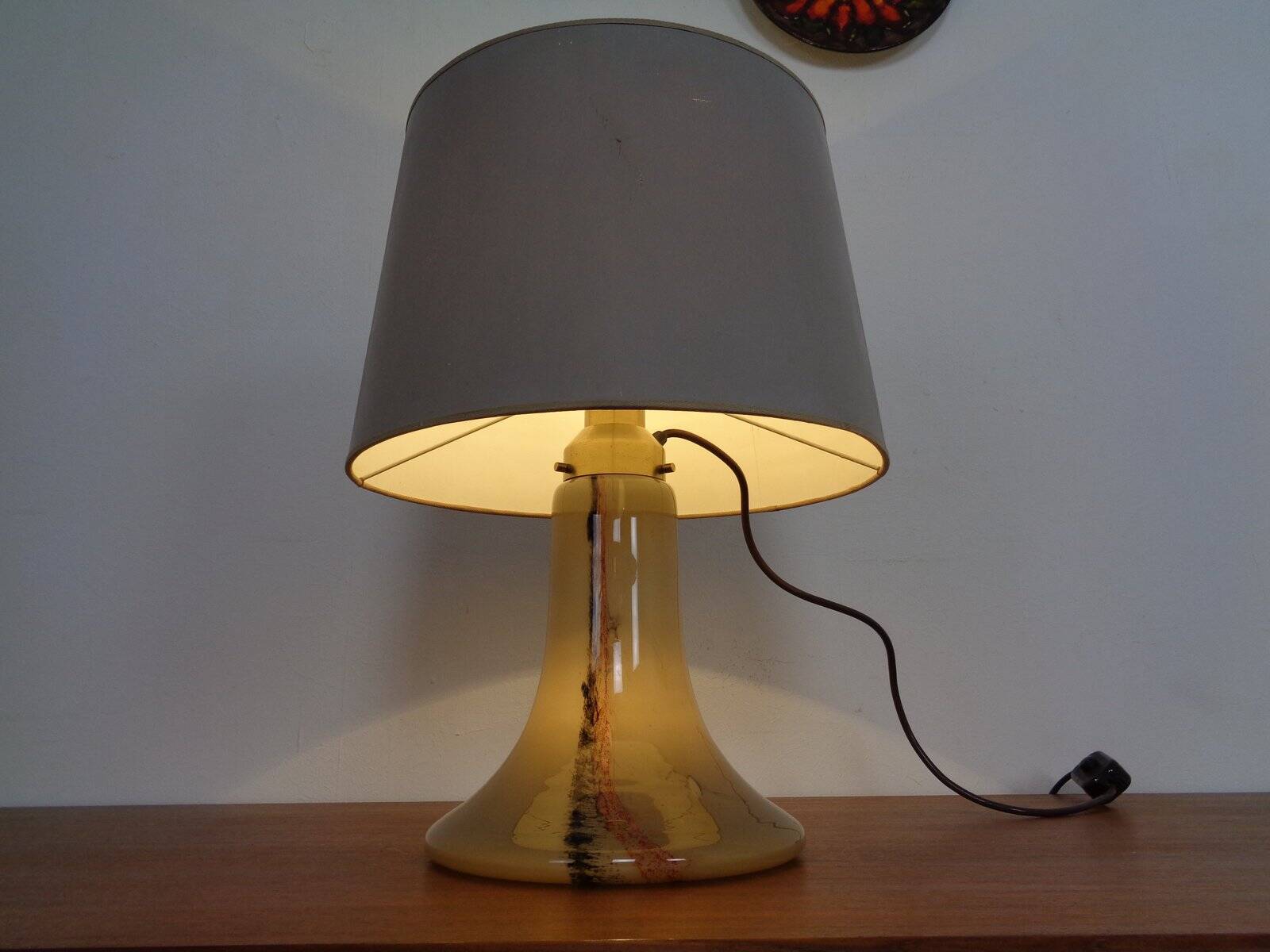 Glass Floor Lamp by Peil & Putzler, 1970s