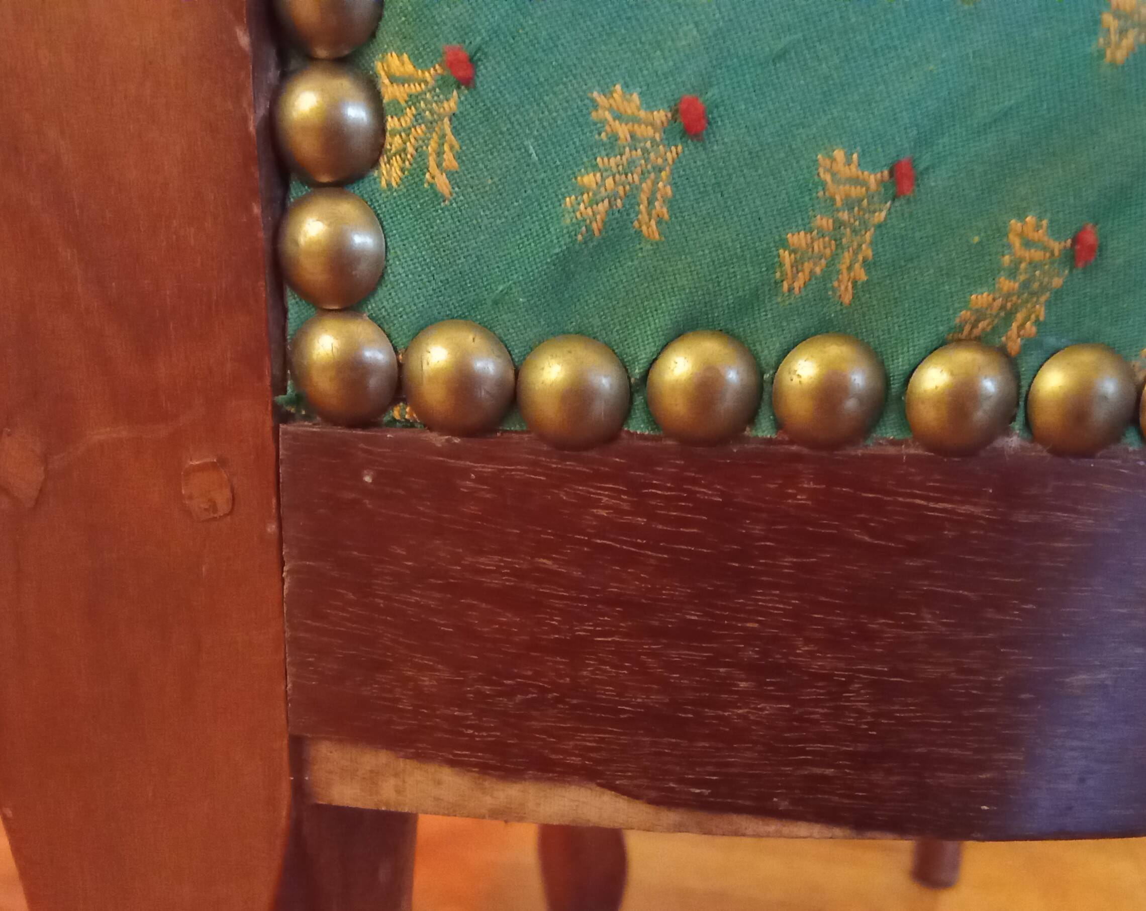 Ancienne banquette et ses deux chaises ancien salon  style Louis XV