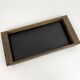 Modernist wenge tray, Henning Seidelin for Voss, Denmark, 1960
