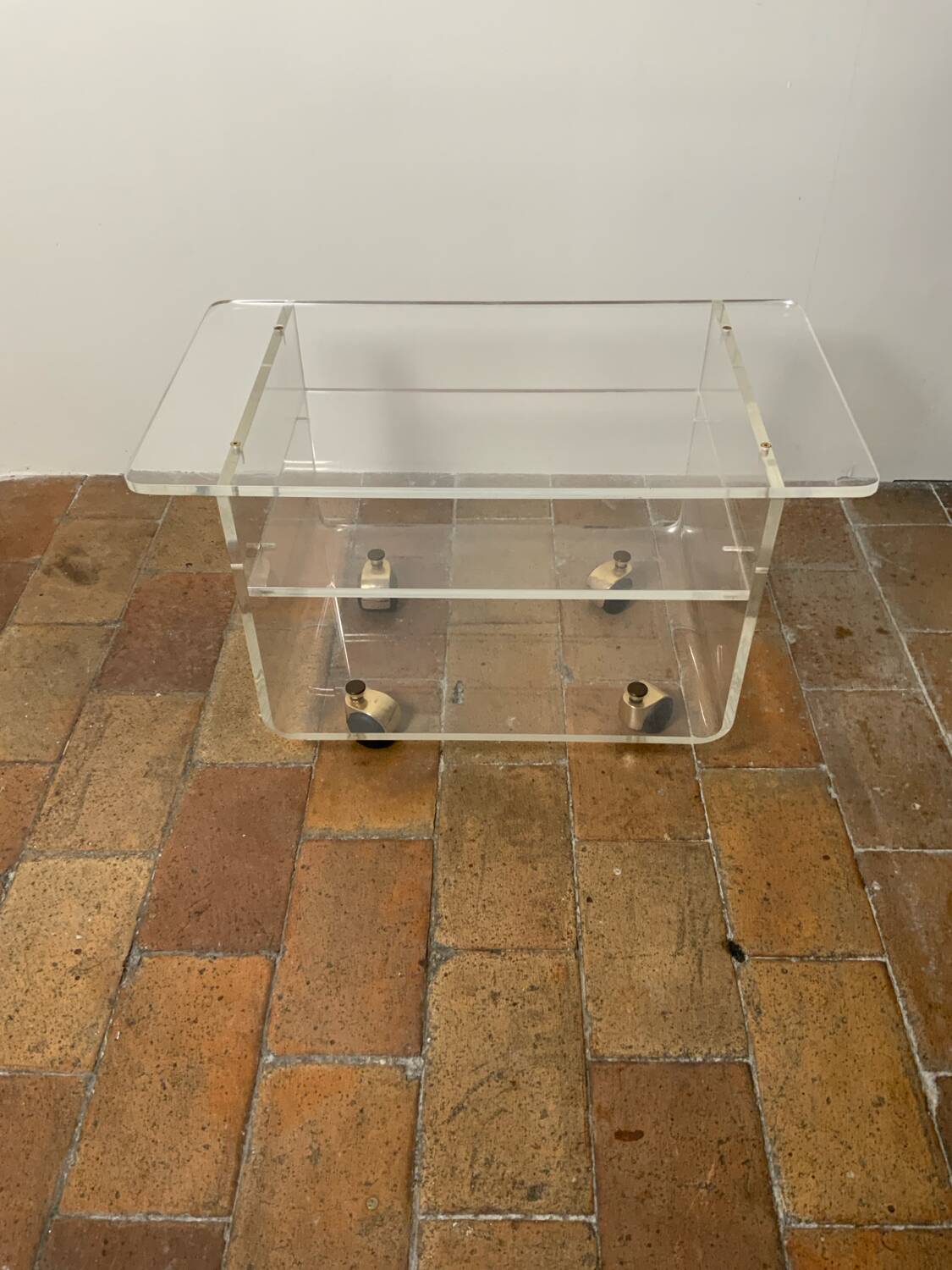 Plexiglass coffee table